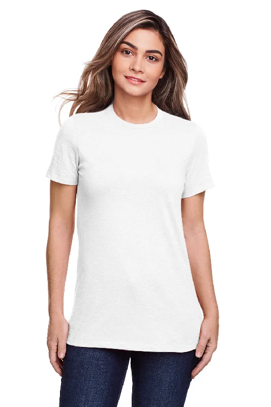 midnight blue t-shirts -Gildan Womens Softstyle CVC Short Sleeve Crewneck T-Shirt - White