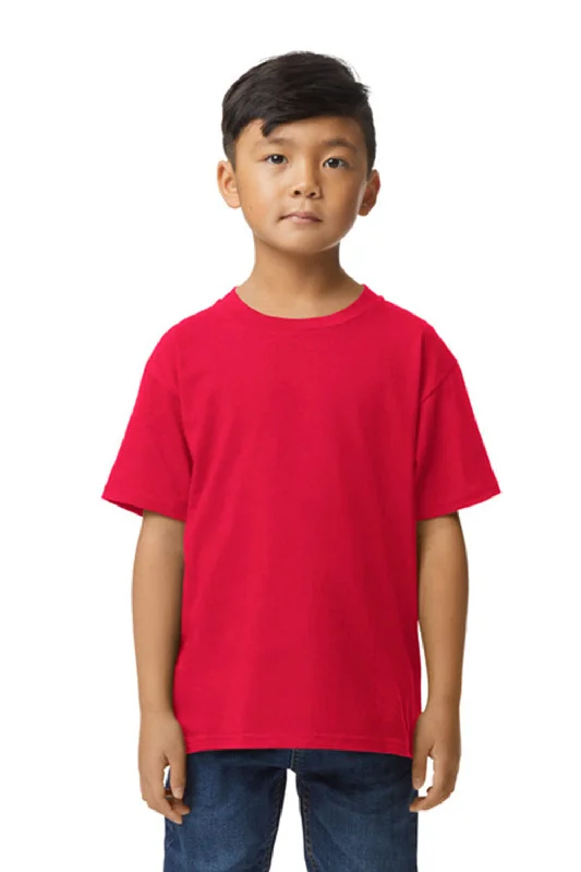 mauve dusk t-shirts -Gildan Youth Softstyle Short Sleeve Crewneck T-Shirt - Red