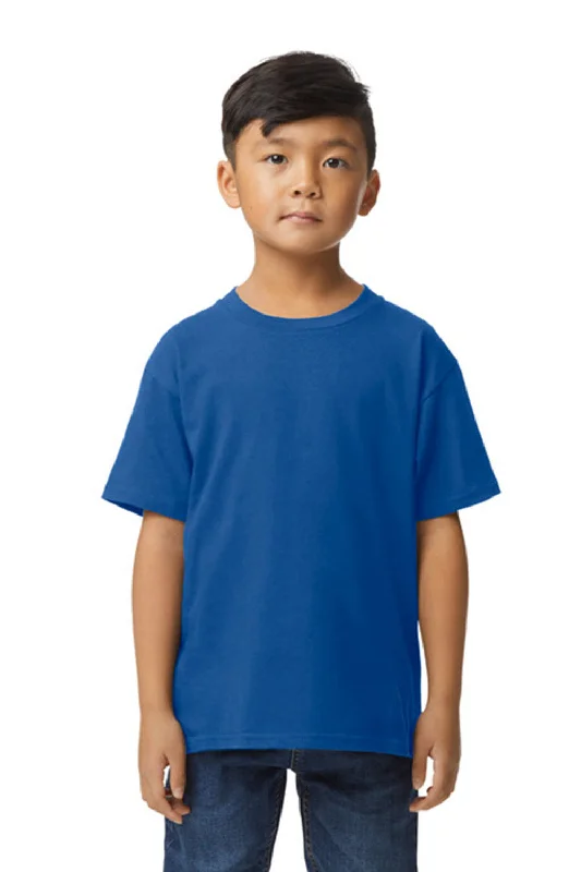 maternity soft t-shirts -Gildan Youth Softstyle Short Sleeve Crewneck T-Shirt - Royal Blue