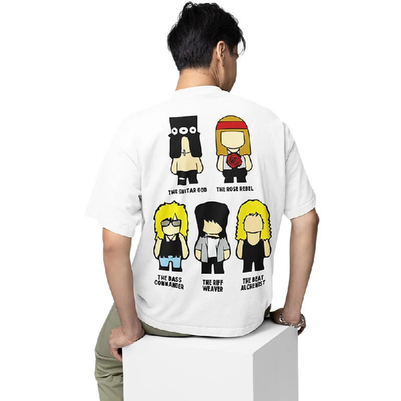 petite bold t-shirts -Guns N' Roses Oversized T shirt - Toon Rebels