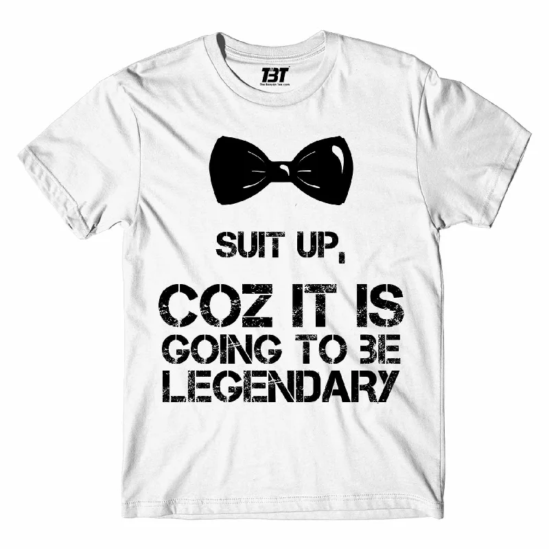 pine dusk t-shirts -How I Met Your Mother T shirt - Suit Up, Legendary