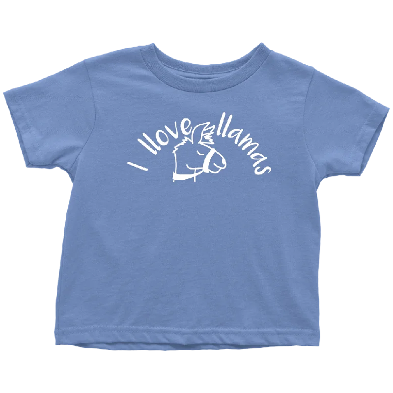 cerise workout t-shirts -I Llove Llamas Toddler T-Shirt