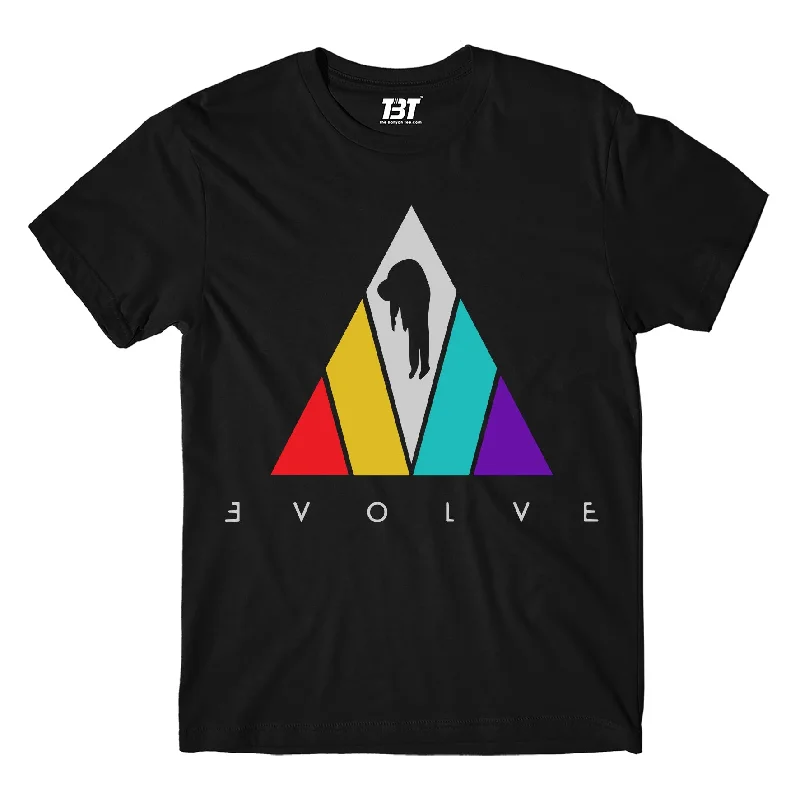 frilled edge t-shirts -Imagine Dragons T shirt - Evolve