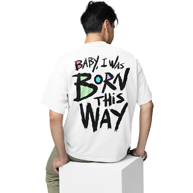 indigo dusk t-shirts -Lady Gaga Oversized T shirt - Born This Way