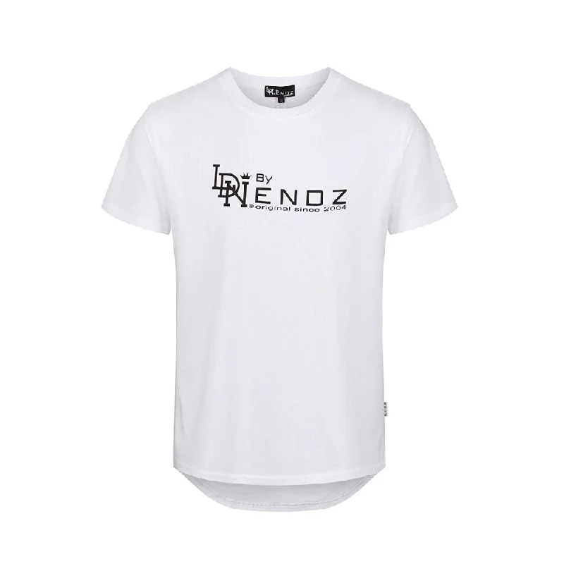 cocoa retro t-shirts -LDN By Endz Logo T-Shirt White