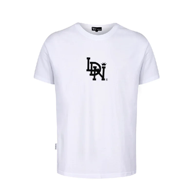 urban style t-shirts -LDN Original T-Shirt Mid Logo White