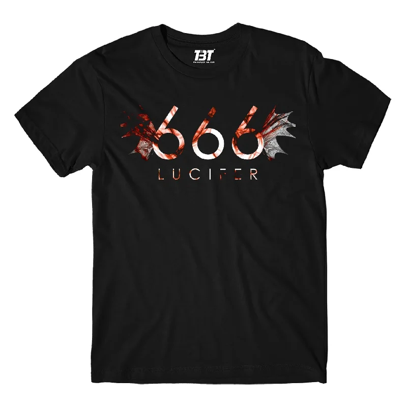 blush gold t-shirts -Lucifer T shirt - 666