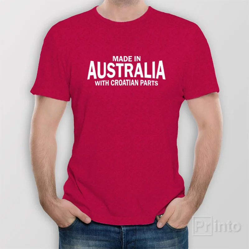 soft bold t-shirts -Made in Australia with Croatian parts - T-shirt