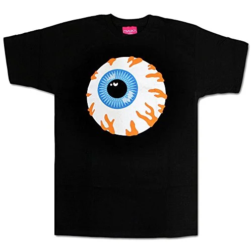 drape soft t-shirts -Mishka Keep Watch T-Shirt Black White