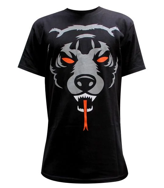 baby bold t-shirts -Mishka Oversized Death Adder T-shirt Black Orange