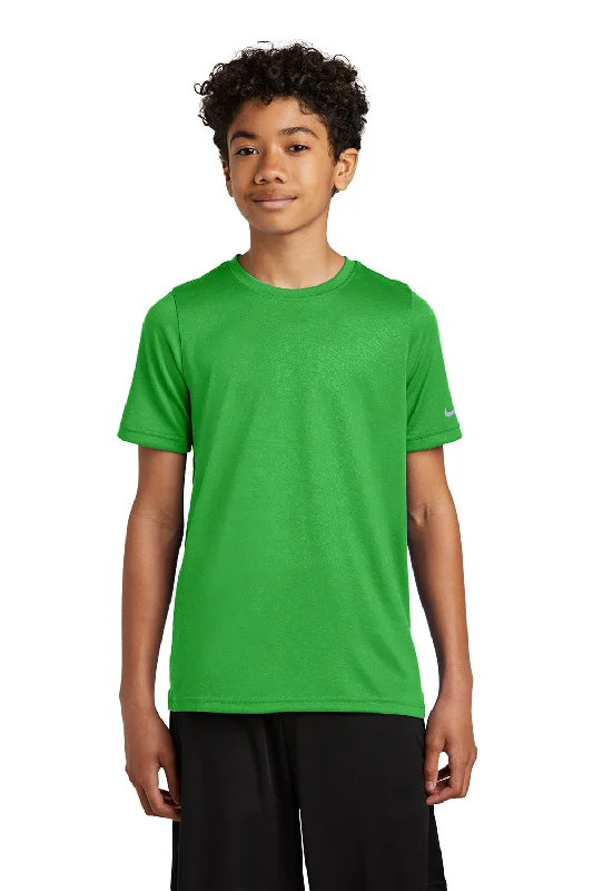 jade bold t-shirts -Nike Youth rLegend Dri-Fit Moisture Wicking Short Sleeve Crewneck T-Shirt - Apple Green