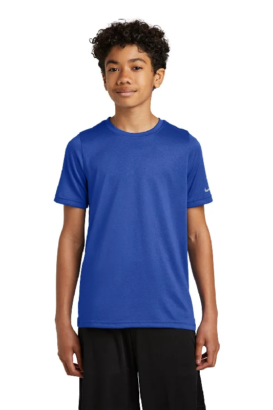 copper soft t-shirts -Nike Youth rLegend Dri-Fit Moisture Wicking Short Sleeve Crewneck T-Shirt - Game Royal Blue