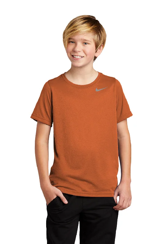 spearmint t-shirts -Nike Youth Team rLegend Dri-Fit Moisture Wicking Short Sleeve Crewneck T-Shirt - Desert Orange