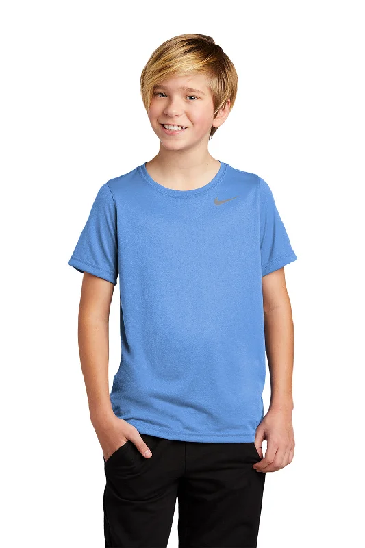 sci-fi themed t-shirts -Nike Youth Team rLegend Dri-Fit Moisture Wicking Short Sleeve Crewneck T-Shirt - Valor Blue