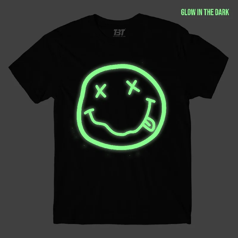 ocean soft t-shirts -Nirvana T shirt - Glow In The Dark