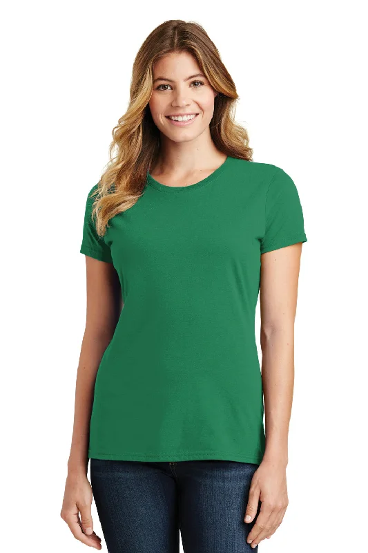 luxury brand t-shirts -Port & Company Womens Fan Favorite Short Sleeve Crewneck T-Shirt - Athletic Kelly Green