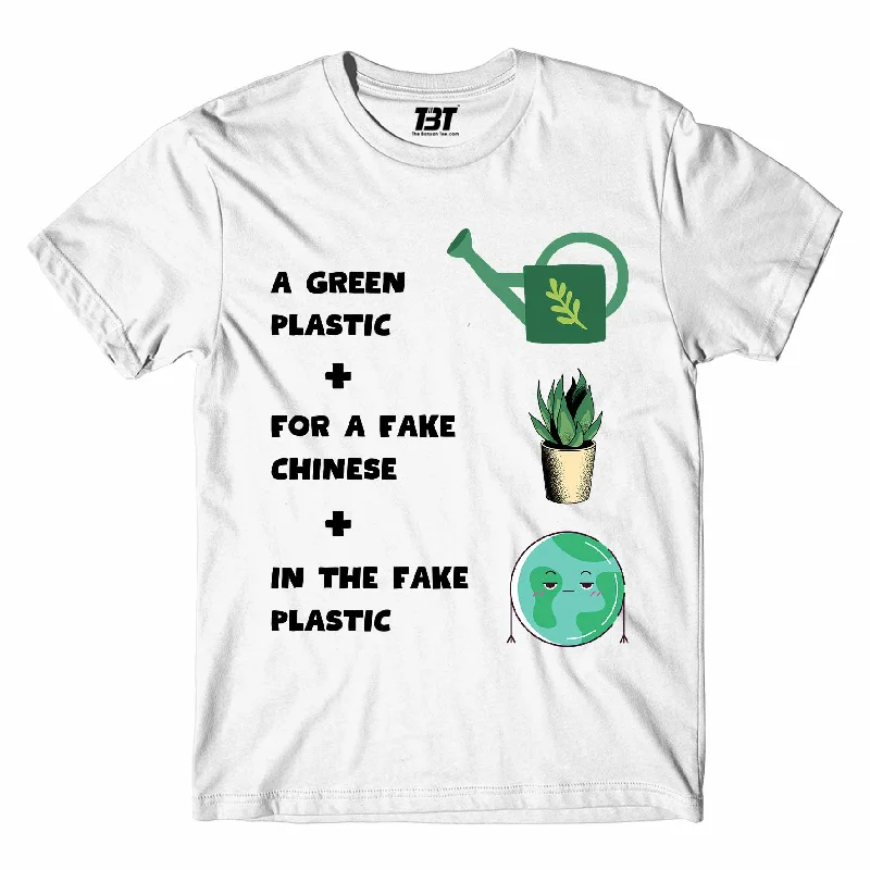 luxury brand t-shirts -Radiohead T shirt - Fake Plastic Trees