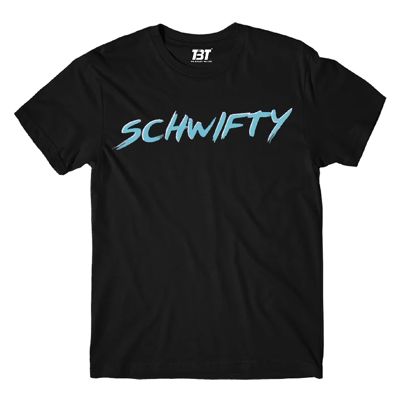 hemp fabric t-shirts -Rick and Morty T shirt - Schwifty