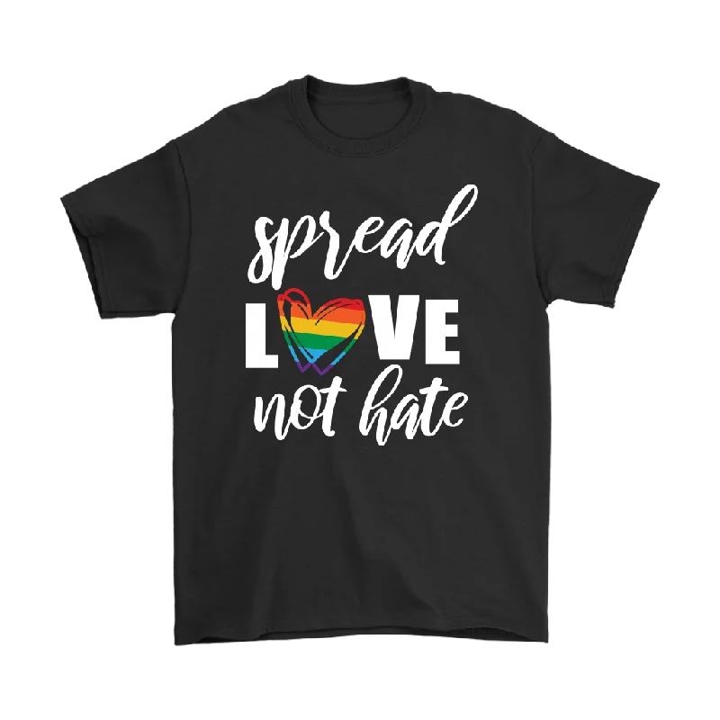 v-cut neck t-shirts -SPREAD LOVE NOT HATE Unisex T-Shirt