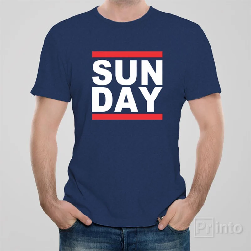 port wine t-shirts -SUN DAY - SUNDAY