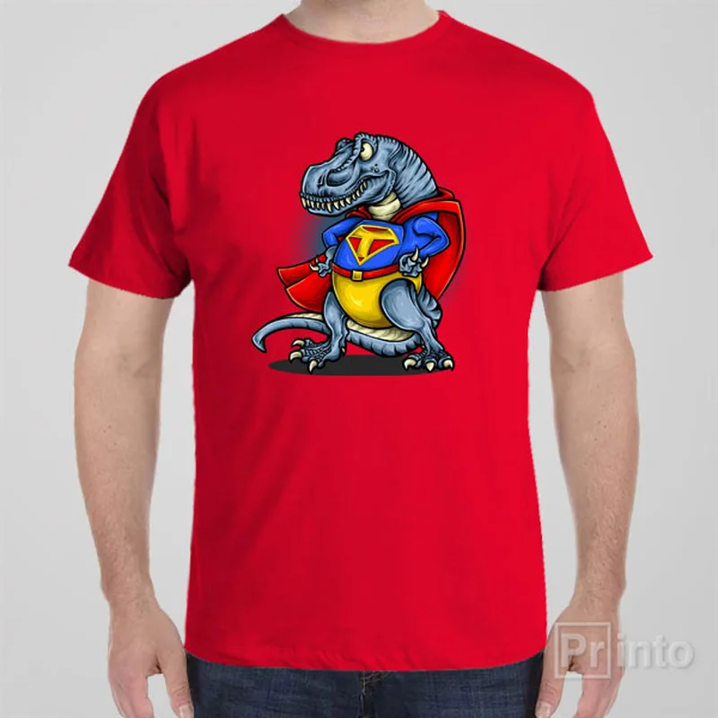 bold retro t-shirts -Super T Rex - T-shirt