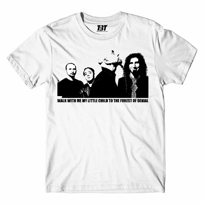 satin finish t-shirts -System Of A Down T shirt - Forest