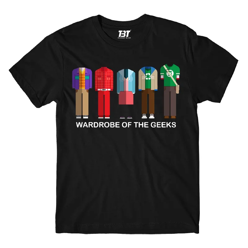 stitched trim t-shirts -The Big Bang Theory T shirt - Wardrobe Of The Geeks