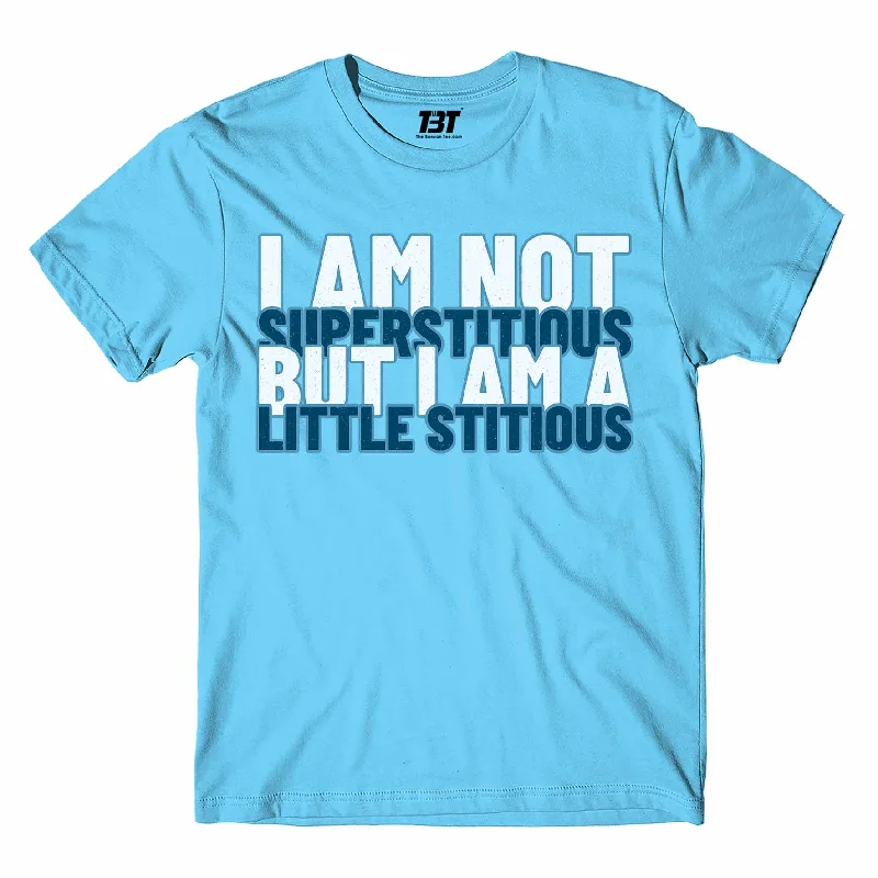 baby comfy t-shirts -The Office T shirt - I Am A Little Stitious