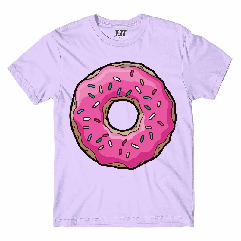 sand minimalist t-shirts -The Simpsons T shirt - Donut