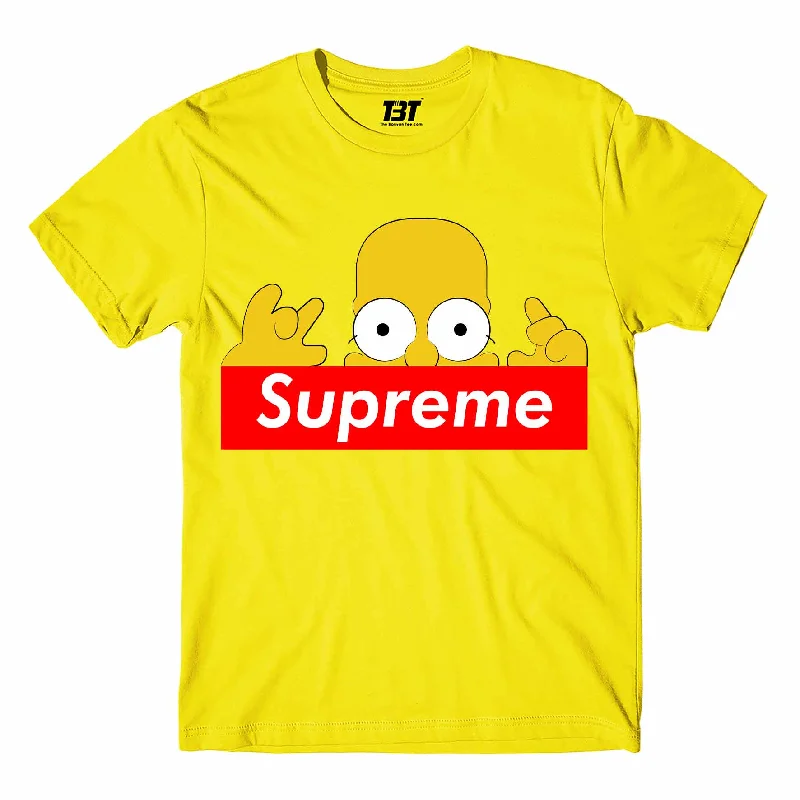 sharp contour t-shirts -The Simpsons T shirt - Supreme