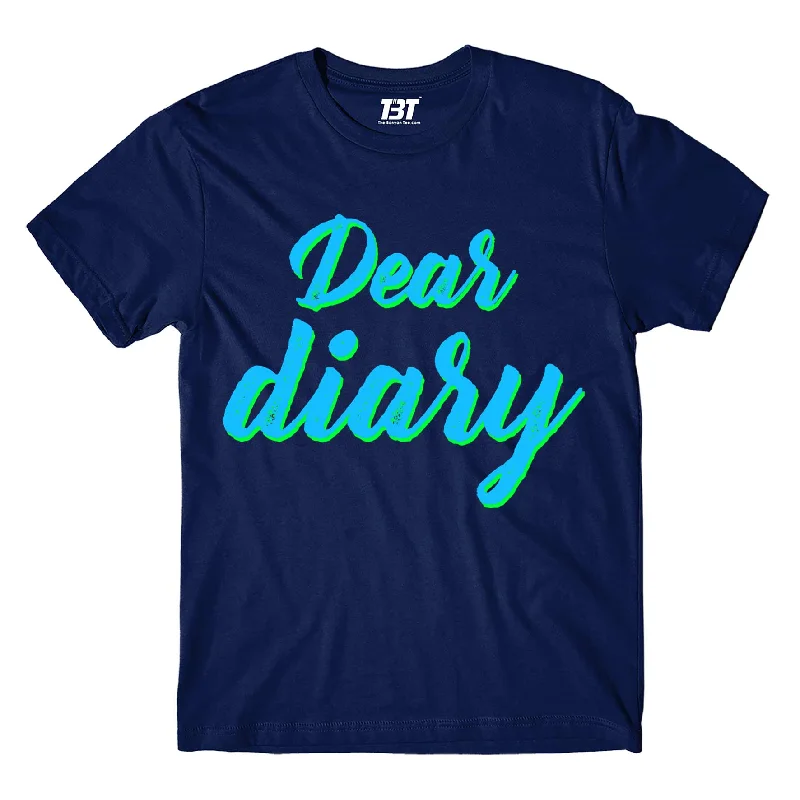 cropped athletic t-shirts -The Vampire Diaries T shirt - Dear Diary