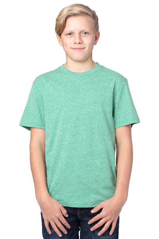 tribal pattern t-shirts -Threadfast Apparel Youth Short Sleeve Crewneck T-Shirt - Green