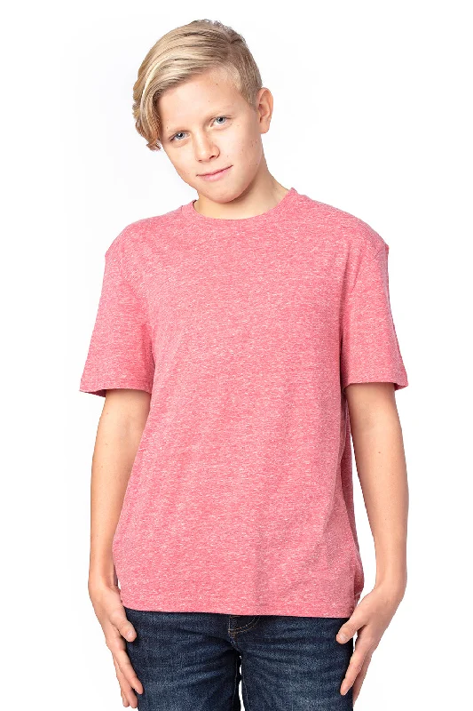 paprika soft t-shirts -Threadfast Apparel Youth Short Sleeve Crewneck T-Shirt - Red