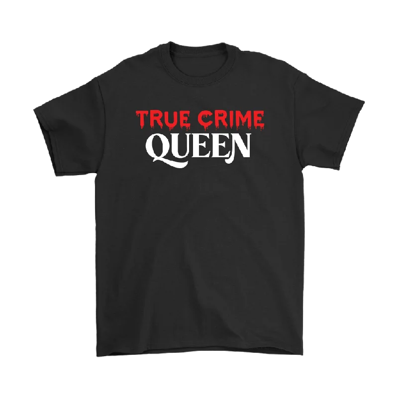 racer tank t-shirts -TRUE CRIME QUEEN Unisex T-Shirt