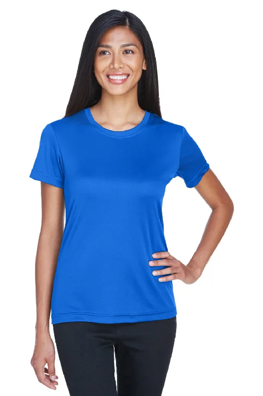 pistachio t-shirts -UltraClub Womens Cool & Dry Performance Moisture Wicking Short Sleeve Crewneck T-Shirt - Royal Blue