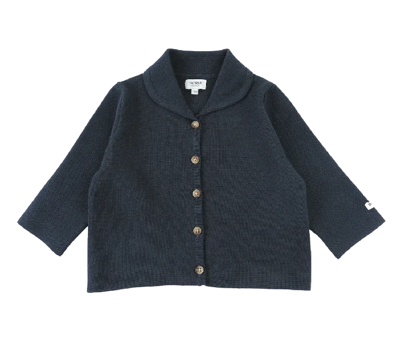 cardigan with lace cuffs -Lobba Cardigan | Blue Marine