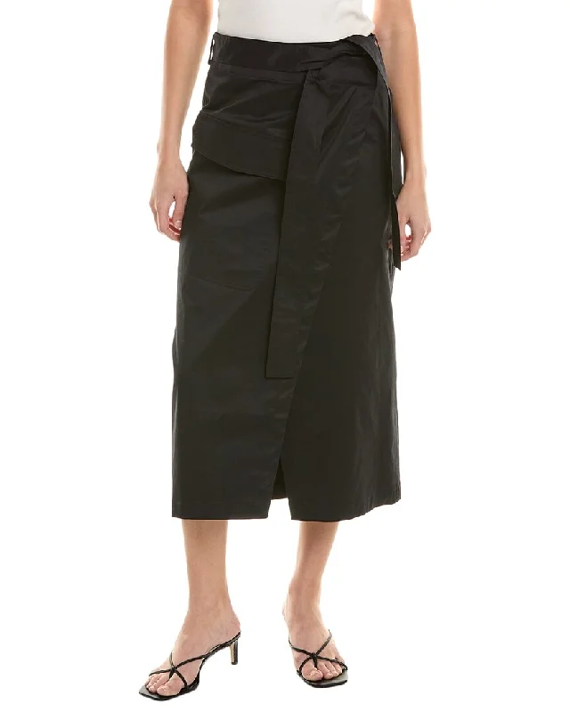 petite flow skirts -ALPHA STUDIO Wrap Skirt