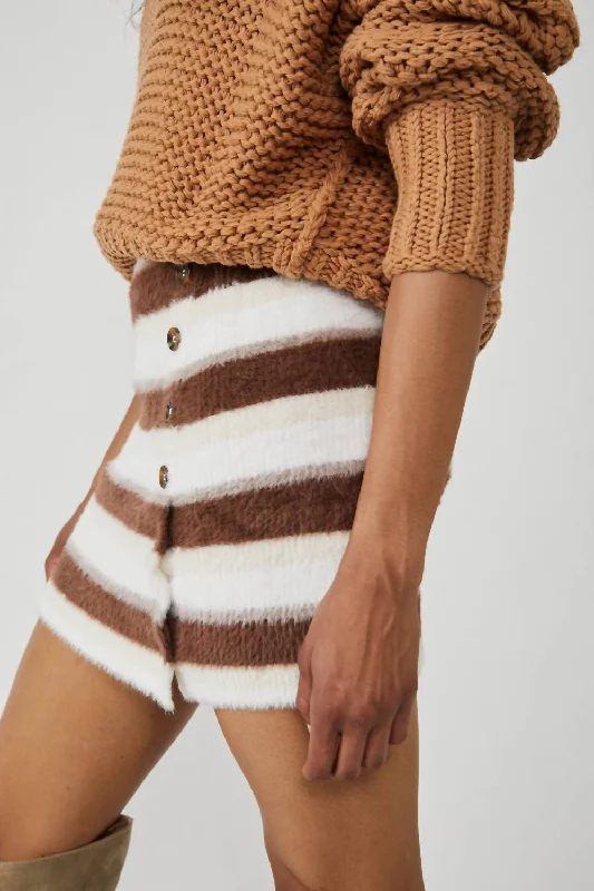 urban sleek skirts -Ciara Sweater Mini Skirt In Cashmere Combo