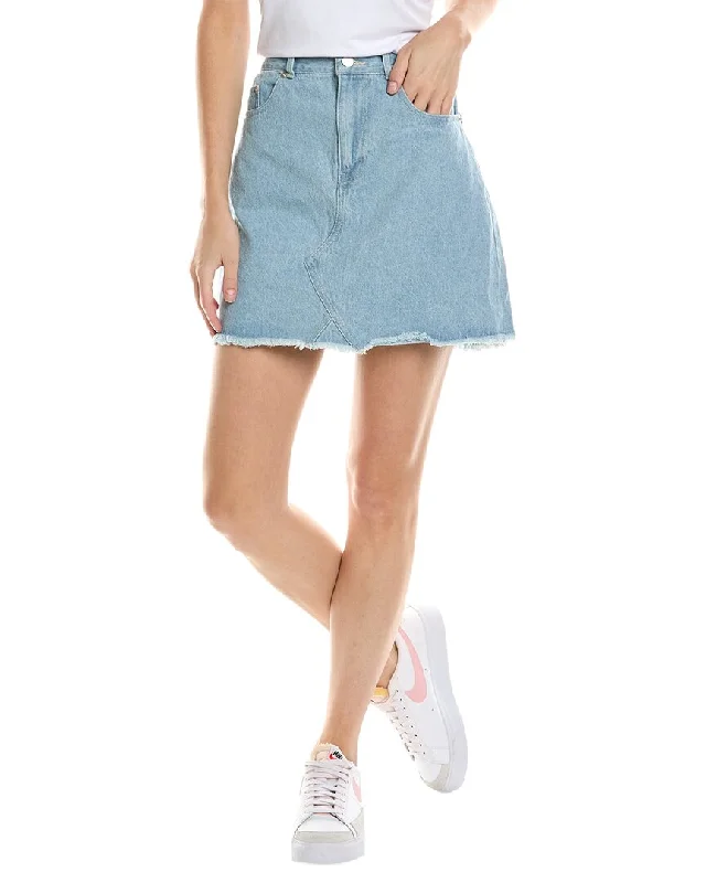 ruched hem skirts -Lea & Viola Mini Skirt