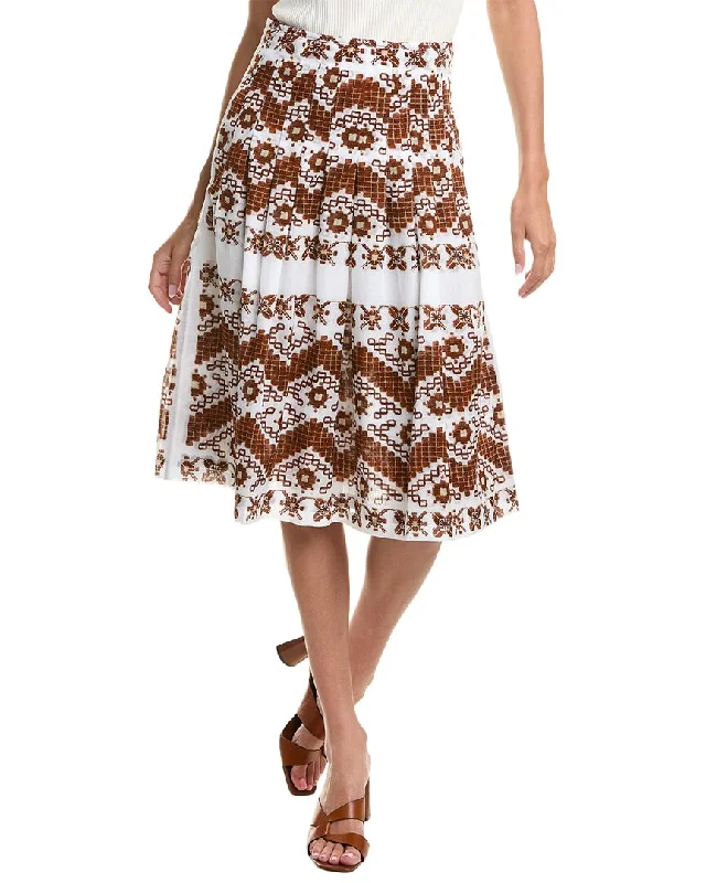 port lounge skirts -Samantha Sung Zelda Midi Skirt