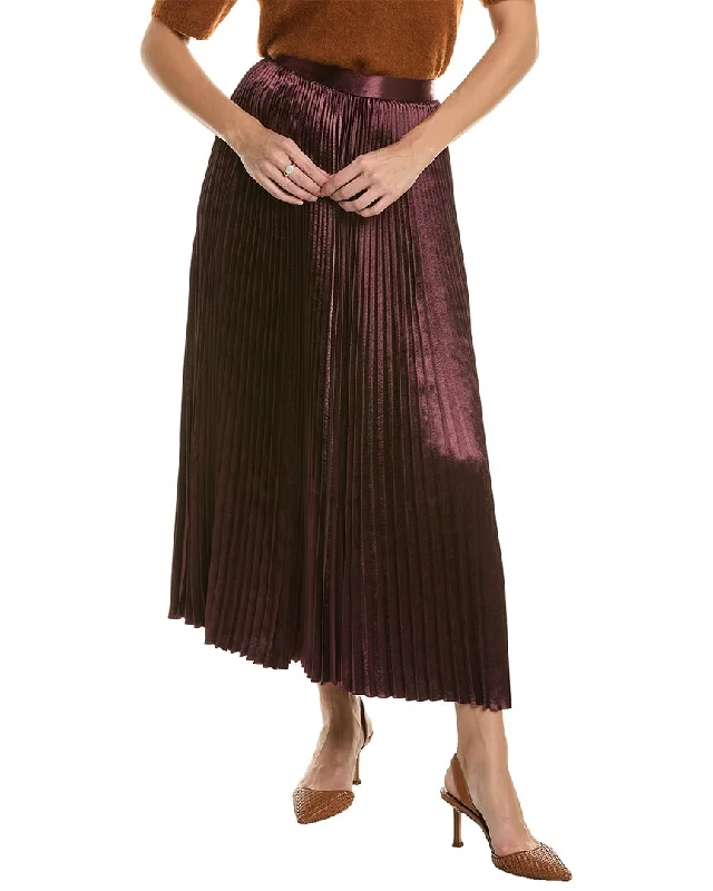 split flare skirts -Ulla Johnson Rami Midi Skirt