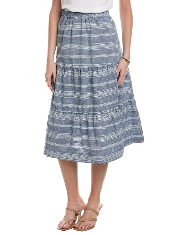 dusk blue skirts -YAL New York Tiered Skirt