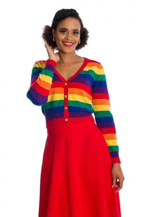 sienna cardigan earthy glow -Banned Love Wins Cardigan in Rainbow Colors