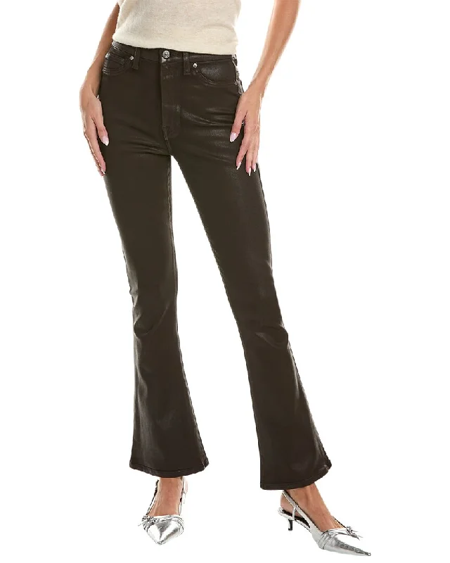 vivid stretch pants -7 For All Mankind Ultra High-Rise Skinny Boot Cut Jean