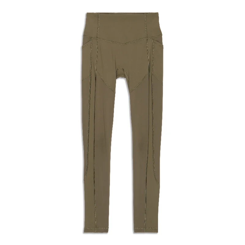 bronze comfy pants -All The Right Places High Rise Pant - Resale