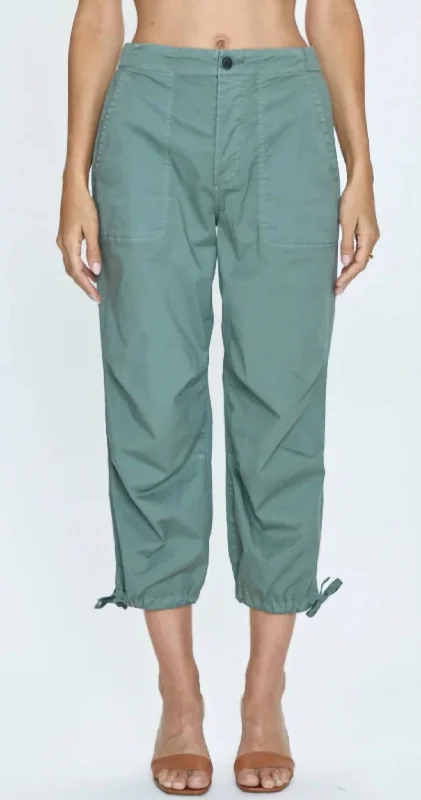 teen pattern pants -Berkley Parachute Pants In Olivine