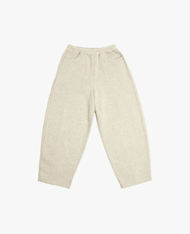 petite stretch pants -COZY STRAIGHT LEG SWEATS - OAT