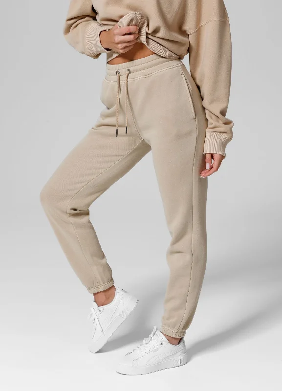 cuffed edge pants -Women's sweatpants Washed Manzanita