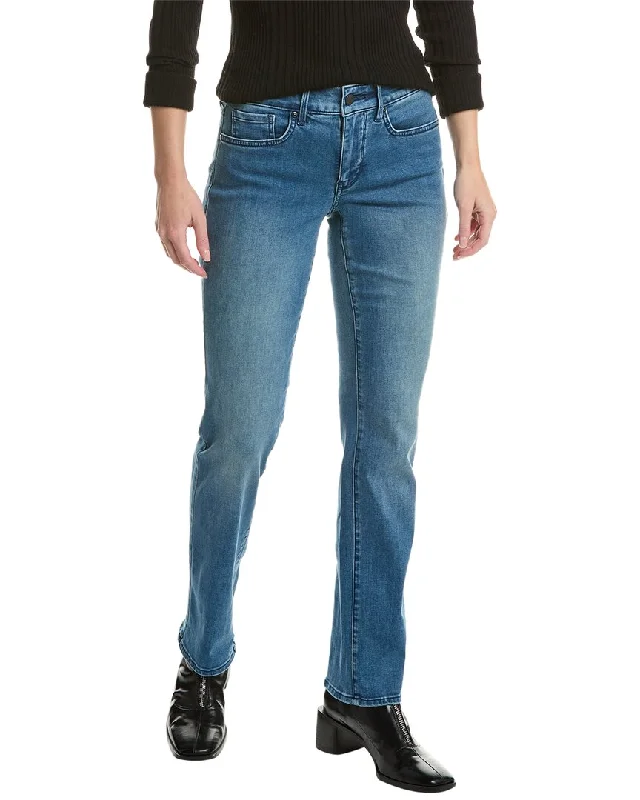 light utility pants -NYDJ Marilyn Admiration Straight Leg Jean