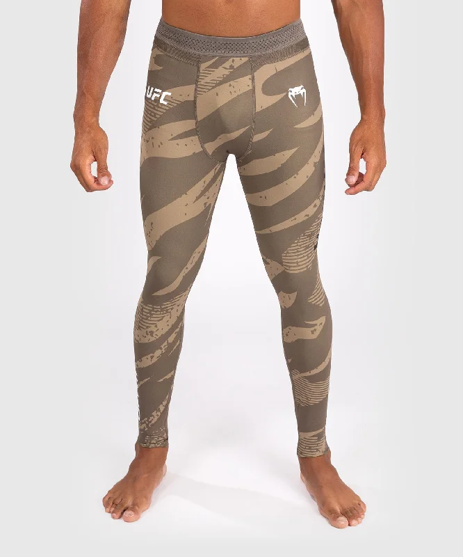 saffron weave pants -UFC Adrenaline by Venum Fight Week Performance Men’s Tight - Desert Camo